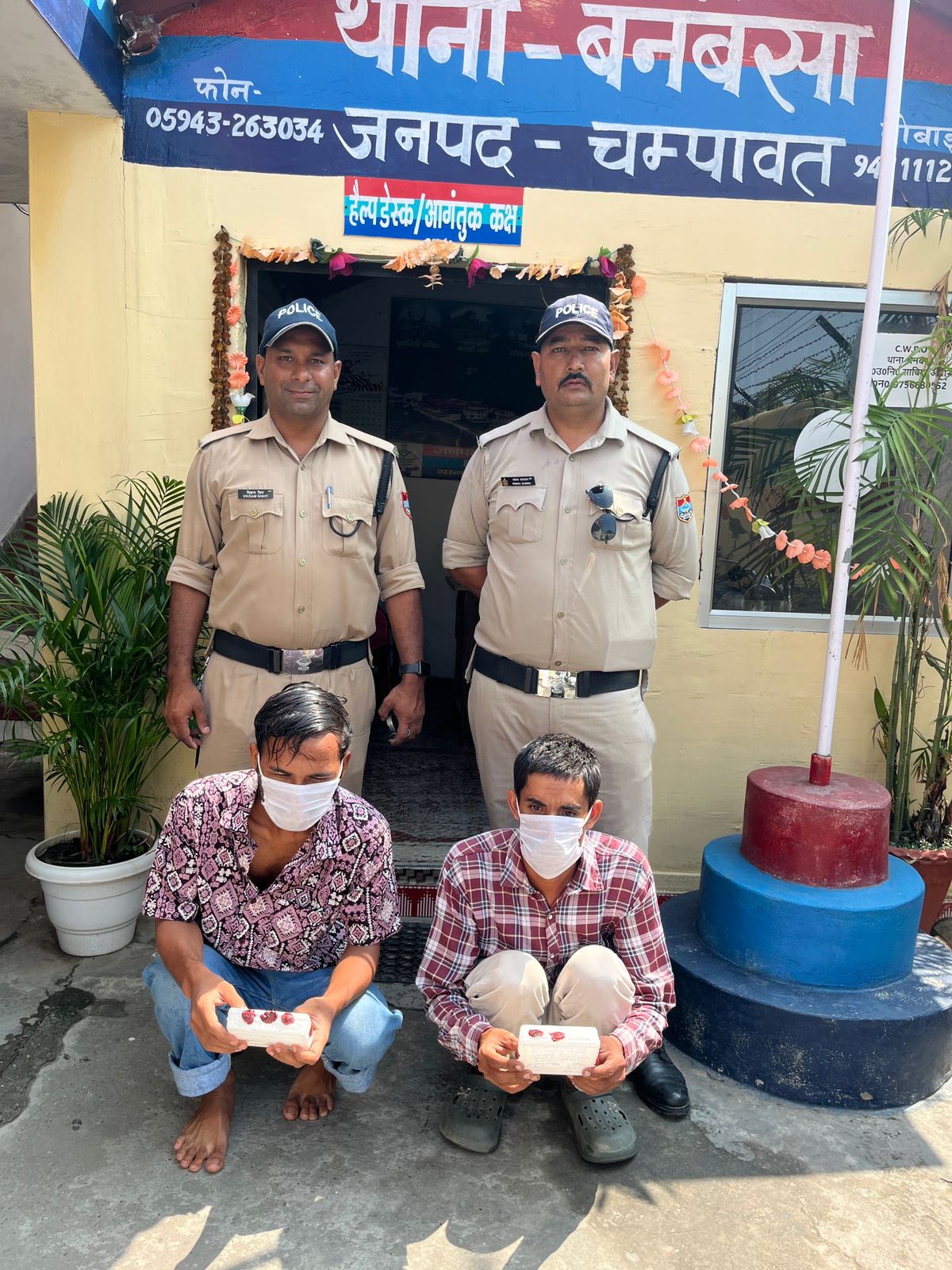 चंपावत: बनबसा पुलिस की ताबड़तोड़ कार्रवाई, दो स्मैक तस्कर गिरफ्तार