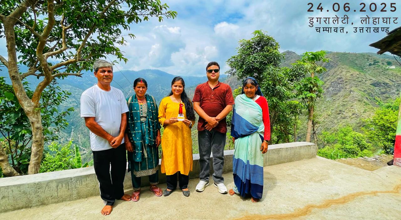 सीमावर्ती गांव लेटी में जैविक खेती और स्थानीय रोजगार से रुकेगा पलायन - डॉ लखेड़ा,  सीमा के लोग हमारी बिन वर्दी की सुरक्षा दीवार हैं - नेपाल सीमा क्षेत्र में पलायन पर अध्ययन के दौरान दिया सुझाव