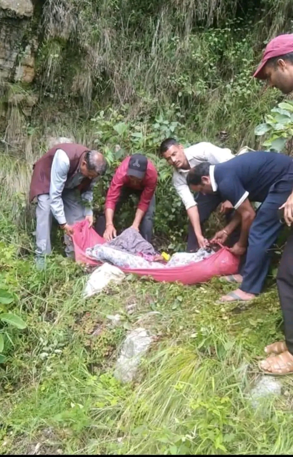 दर्दनाक हादसा: घास लेने गई महिला की पहाड़ी से गिरकर मौत