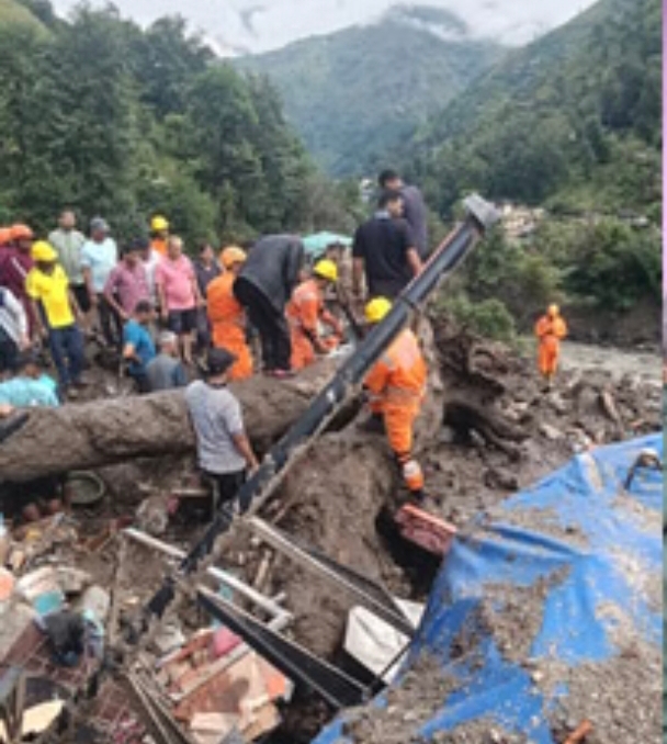 चमोली में बादल फटने से तबाही, 10 लोग लापता