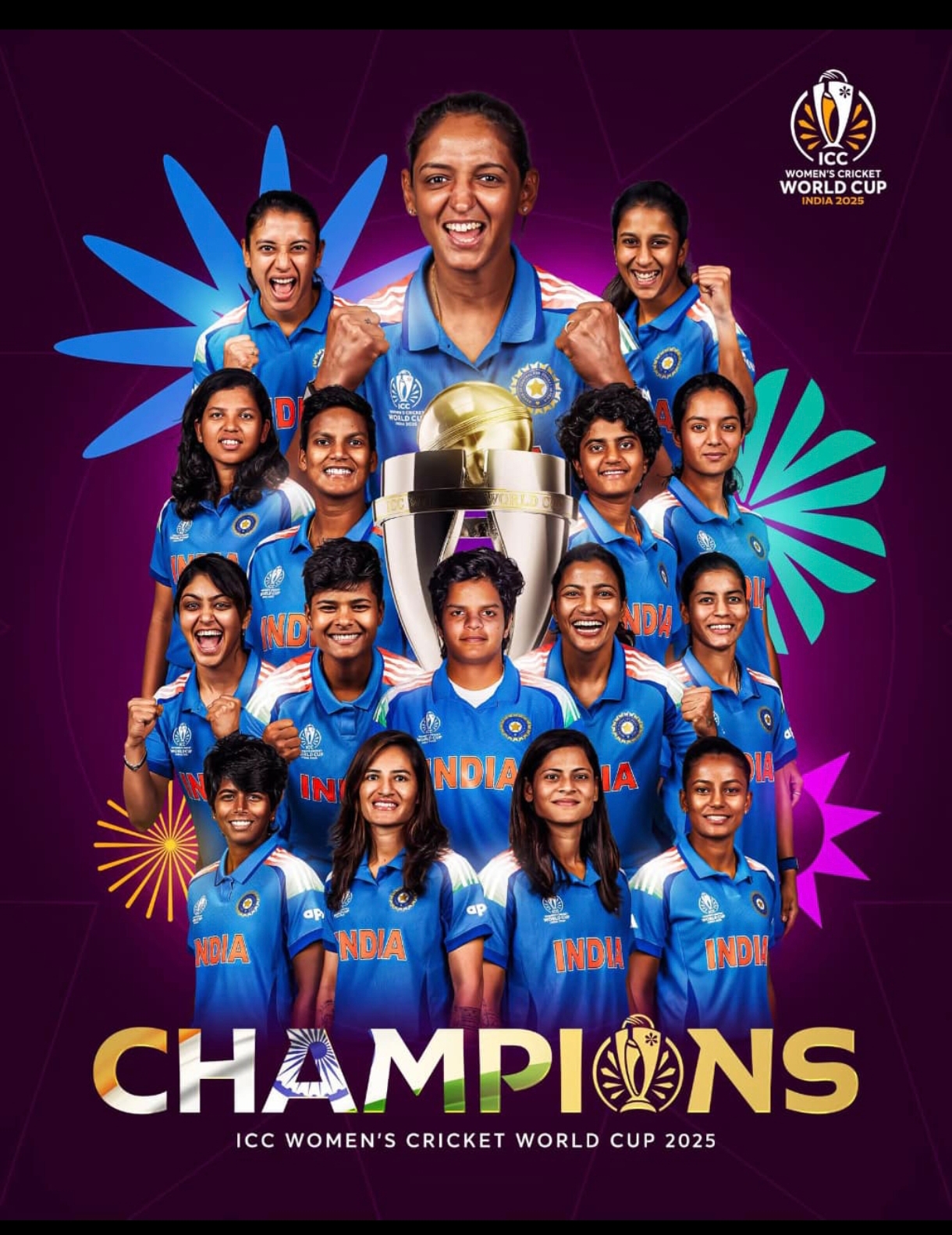 भारत की बेटियां बनीं विश्व विजेता: दक्षिण अफ्रीका को 52 रन से हराकर महिला वनडे विश्व कप अपने नाम किया