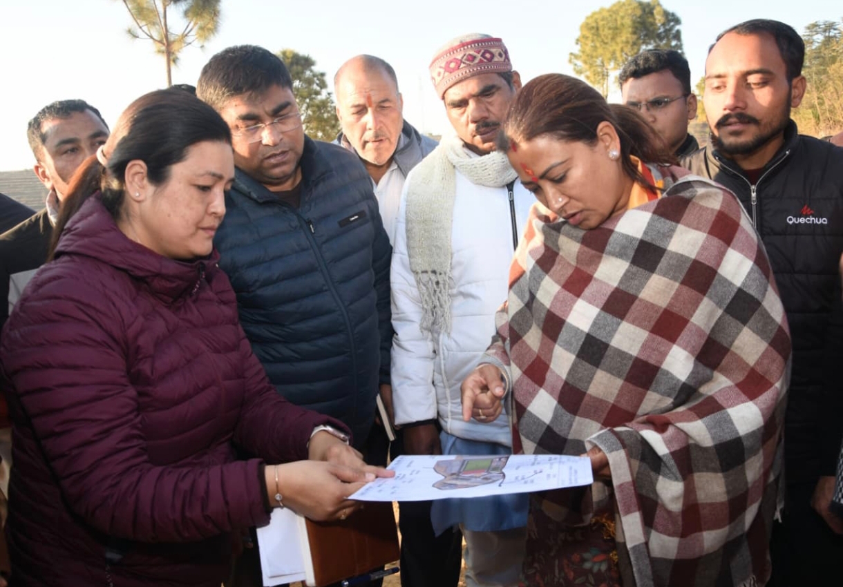 खेलों का पावर हाउस बनेगा लोहाघाट : रेखा आर्या, निर्माणाधीन महिला स्पोर्ट्स कॉलेज का कैबिनेट मंत्री ने निरीक्षण किया