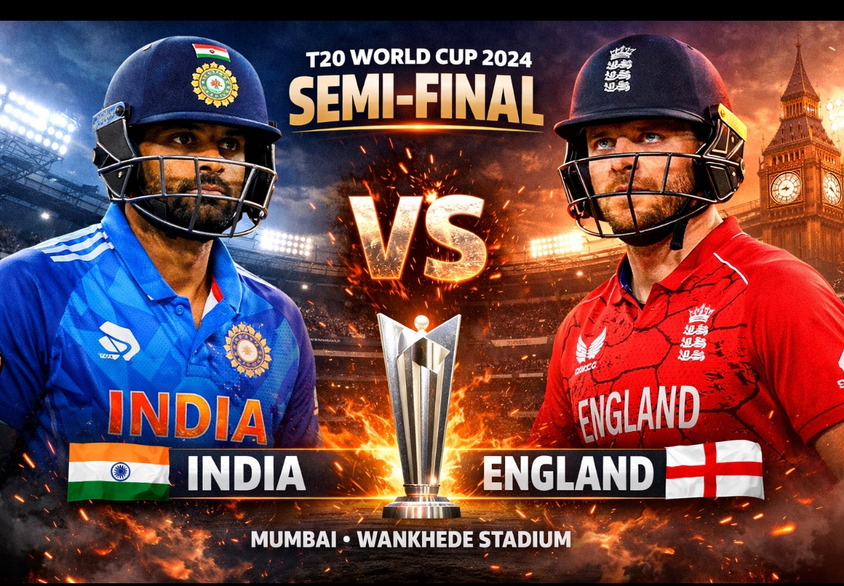ICC Mens T20 World Cup: खिताब से दो कदम दूर भारत, सेमीफाइनल में इंग्लैंड से लगातार तीसरी भिड़ंत