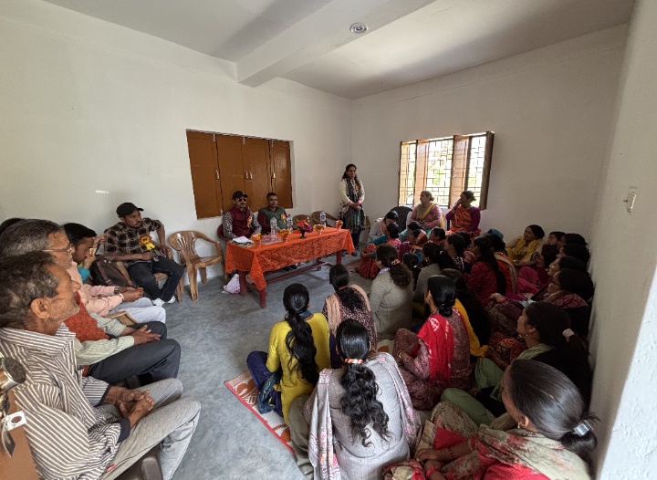 ग्राम पंचायत जखेड़ी में कार्यशाला के जरिए समूहों को सिखाए उद्यमिता के गुर