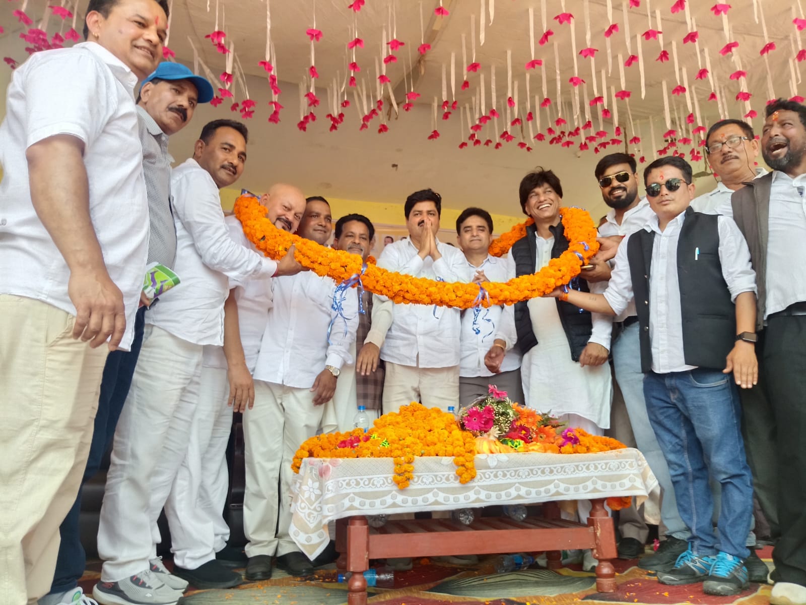 कांग्रेस की परिवर्तन संकल्प सम्मेलन यात्रा पहुंची गंगोलीहाट।