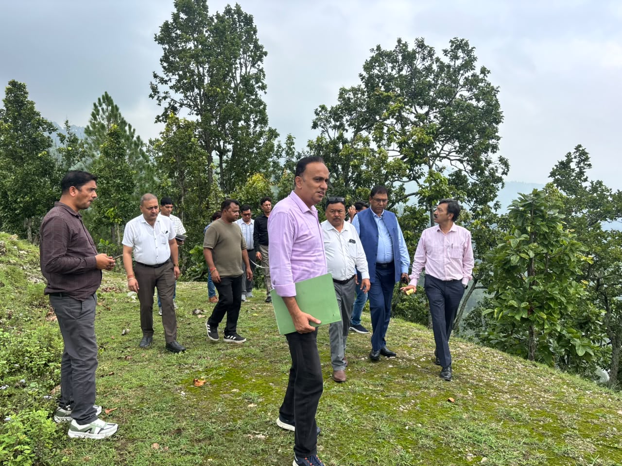 अमोड़ी में प्रस्तावित विद्युत उपकेंद्र के लिए स्थल का निरीक्षण, निर्माण कार्य में तेजी लाने के निर्देश