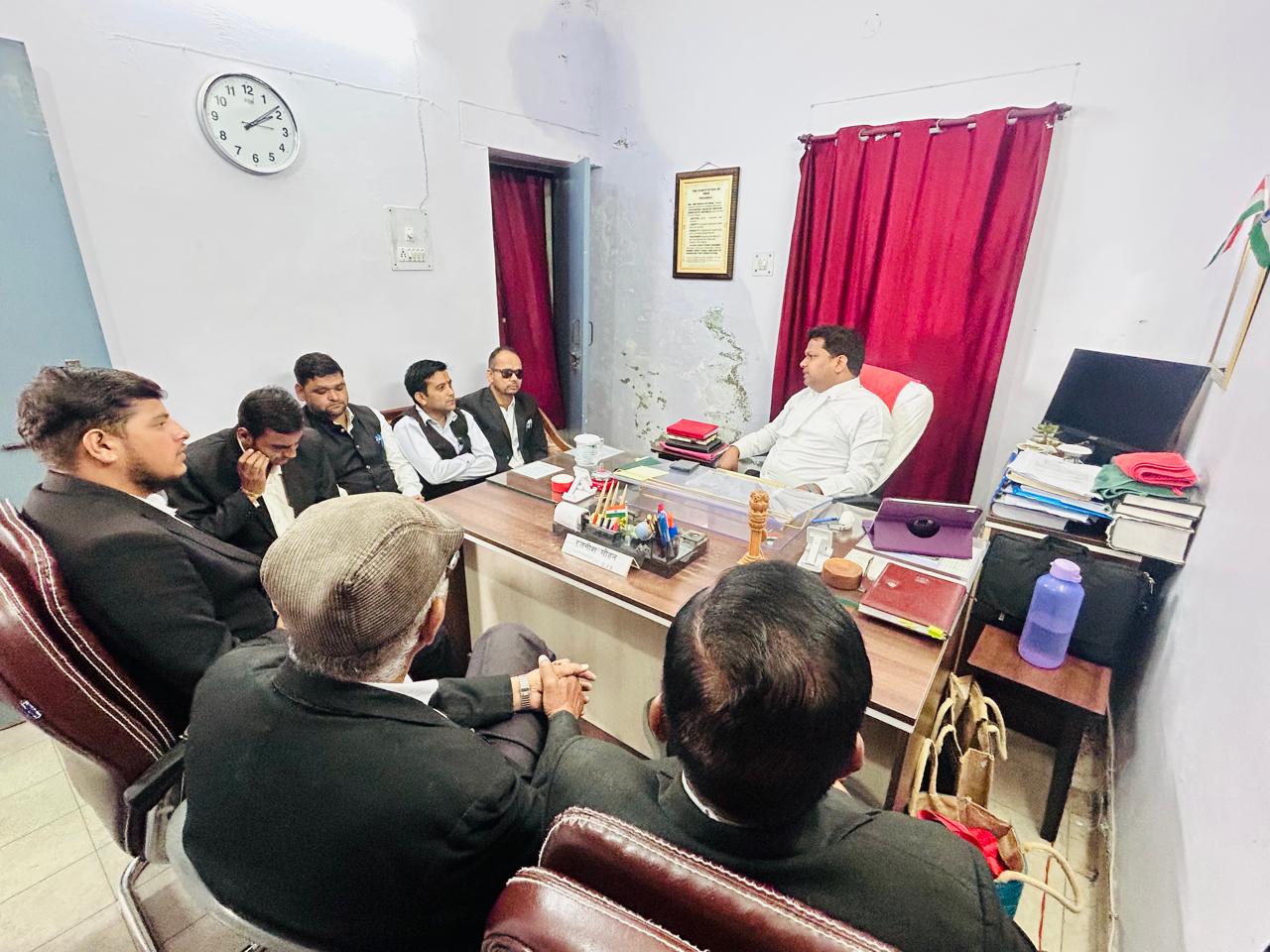 राष्ट्रीय लोक अदालत की सफलता को लेकर प्री-बैठक आयोजित।
