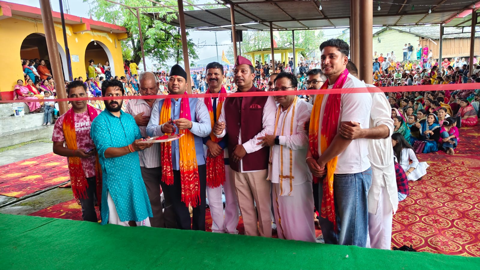 कलश यात्रा और गुप्त प्योला उठने के साथ वायुरथ महोत्सव का भव्य आगाज।