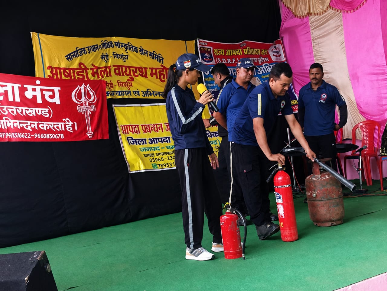 सुई गांव में अग्निसुरक्षा जागरूकता अभियान, ग्रामीणों को दिया गया व्यावहारिक प्रशिक्षण।