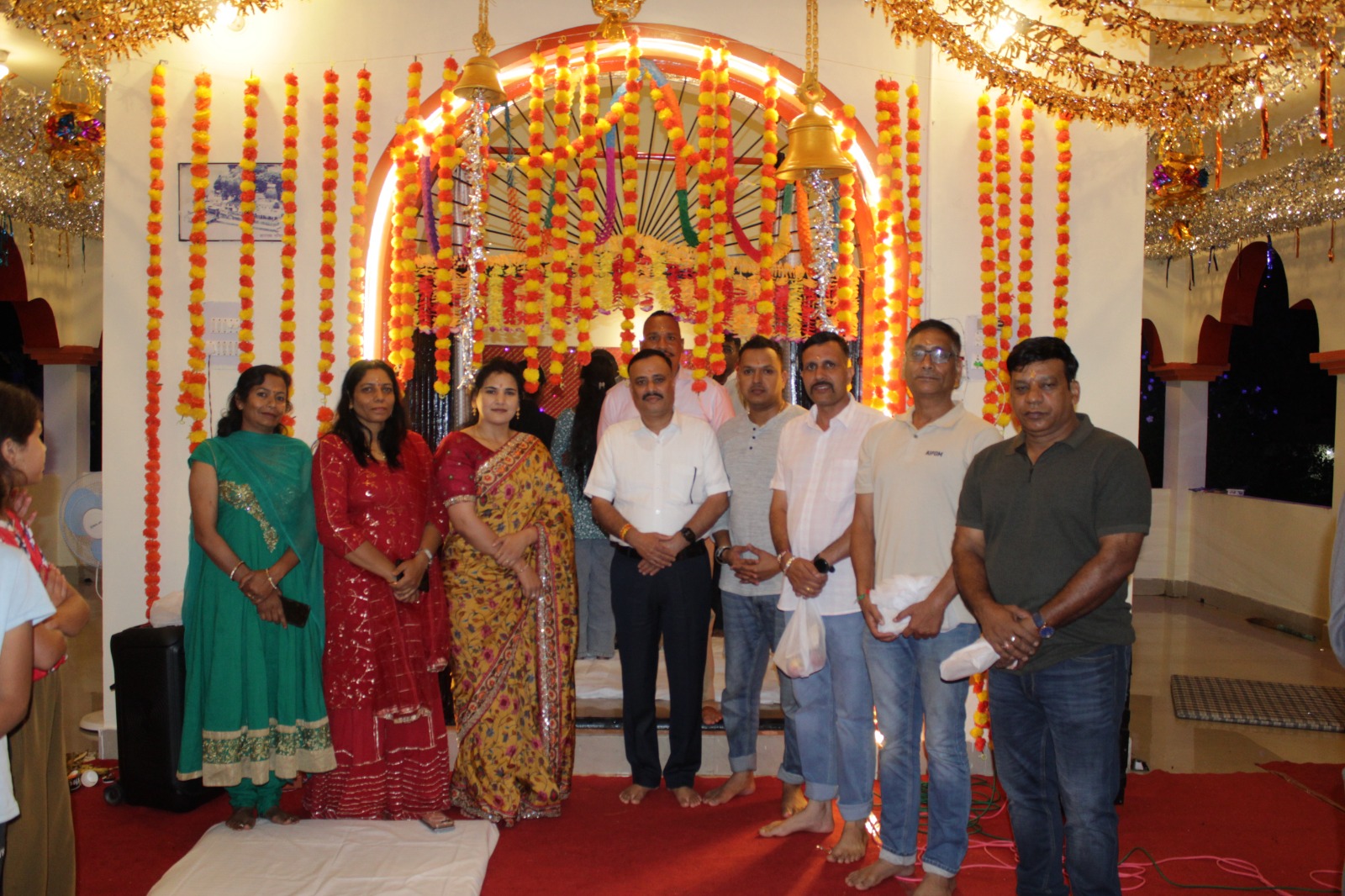 पुलिस लाइन चम्पावत में गूंजे जय कन्हैया लाल की के जयकारे, आधी रात को हुआ श्रीकृष्ण जन्मोत्सव।