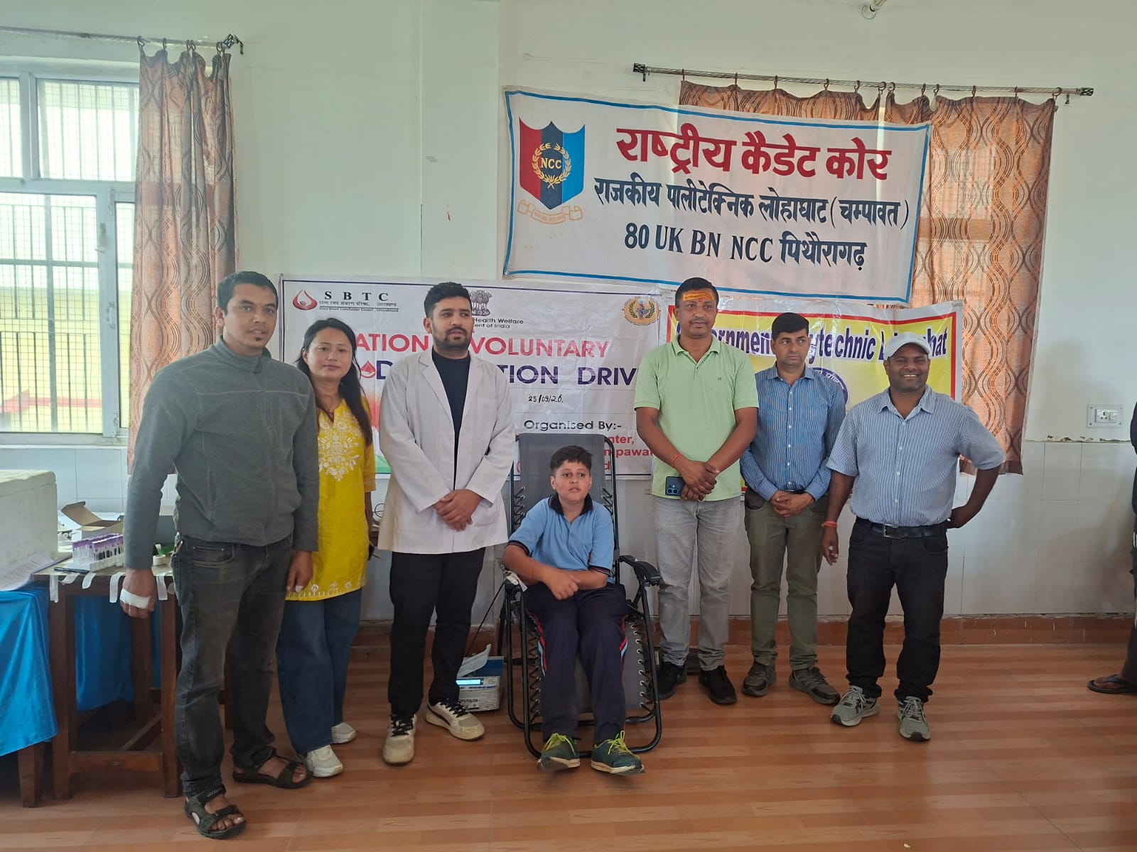 सेवा संकल्प अभियान में स्वास्थ्य कैंप और रक्तदान शिविर, 50 लोगों की तंबाकू छोड़ने को काउंसलिंग, लोहाघाट में आयोजित कार्यक्रम में 20 लोगों ने किया रक्तदान, स्वास्थ्य जागरूकता पर दिया जोर।